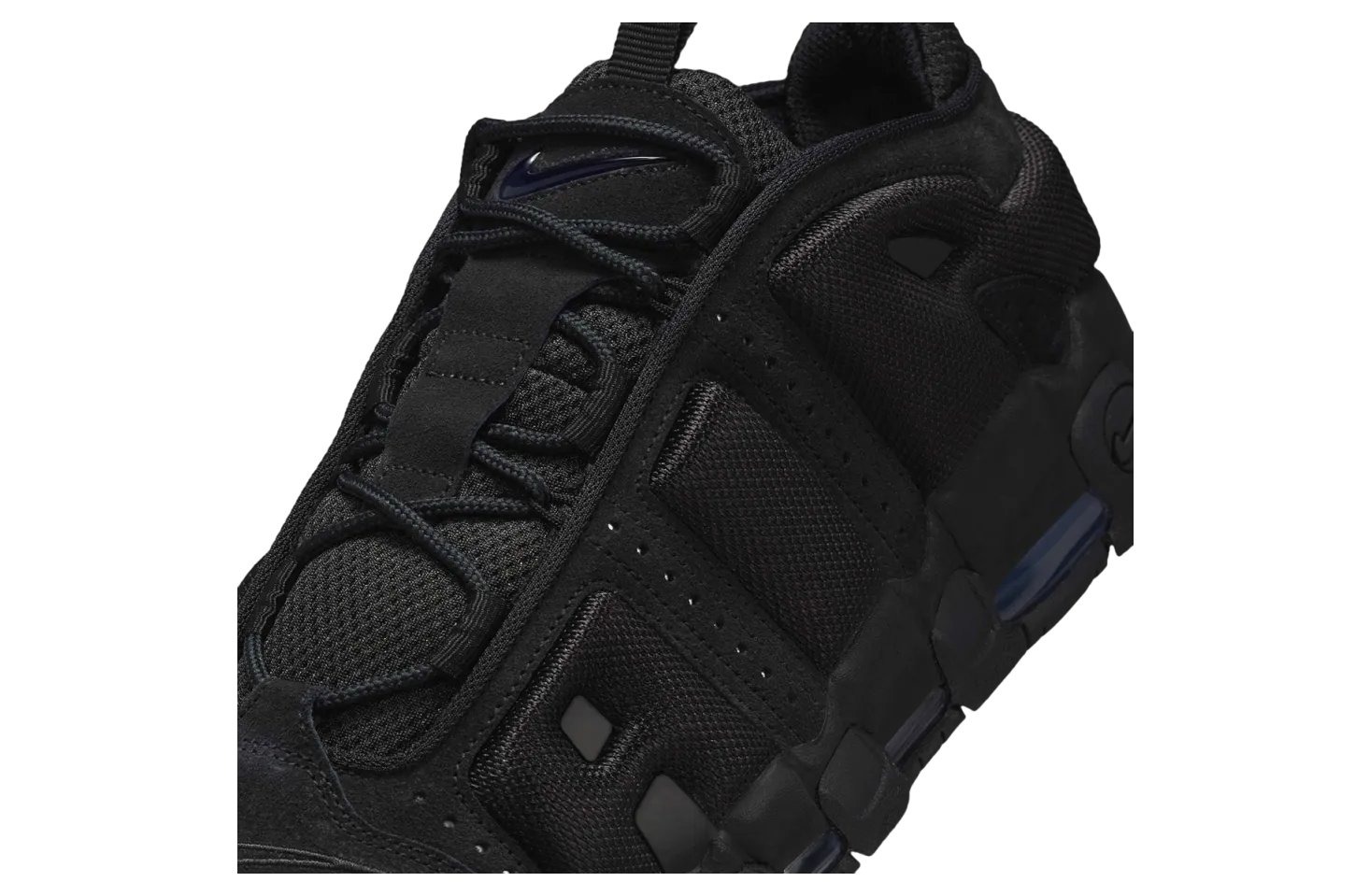 nike air more uptempo low black 4