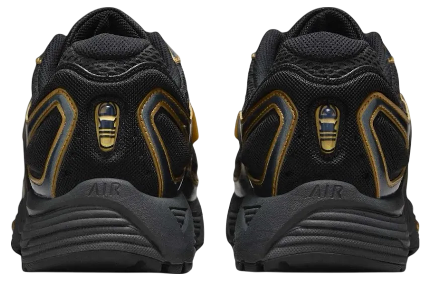 nike air pegasus wave black metallic gold 3