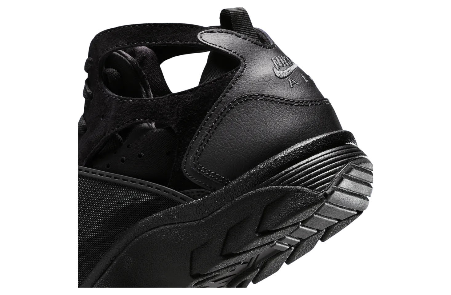 nike air trainer huarache triple black black 6