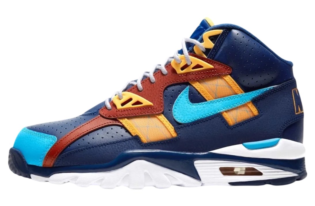 nike air trainer sc high los angeles rams blue void blue fury