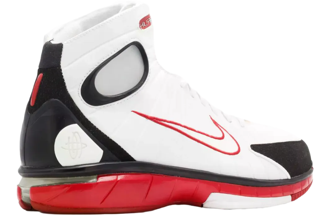 nike air zoom huarache 2k4 white varsity red 1
