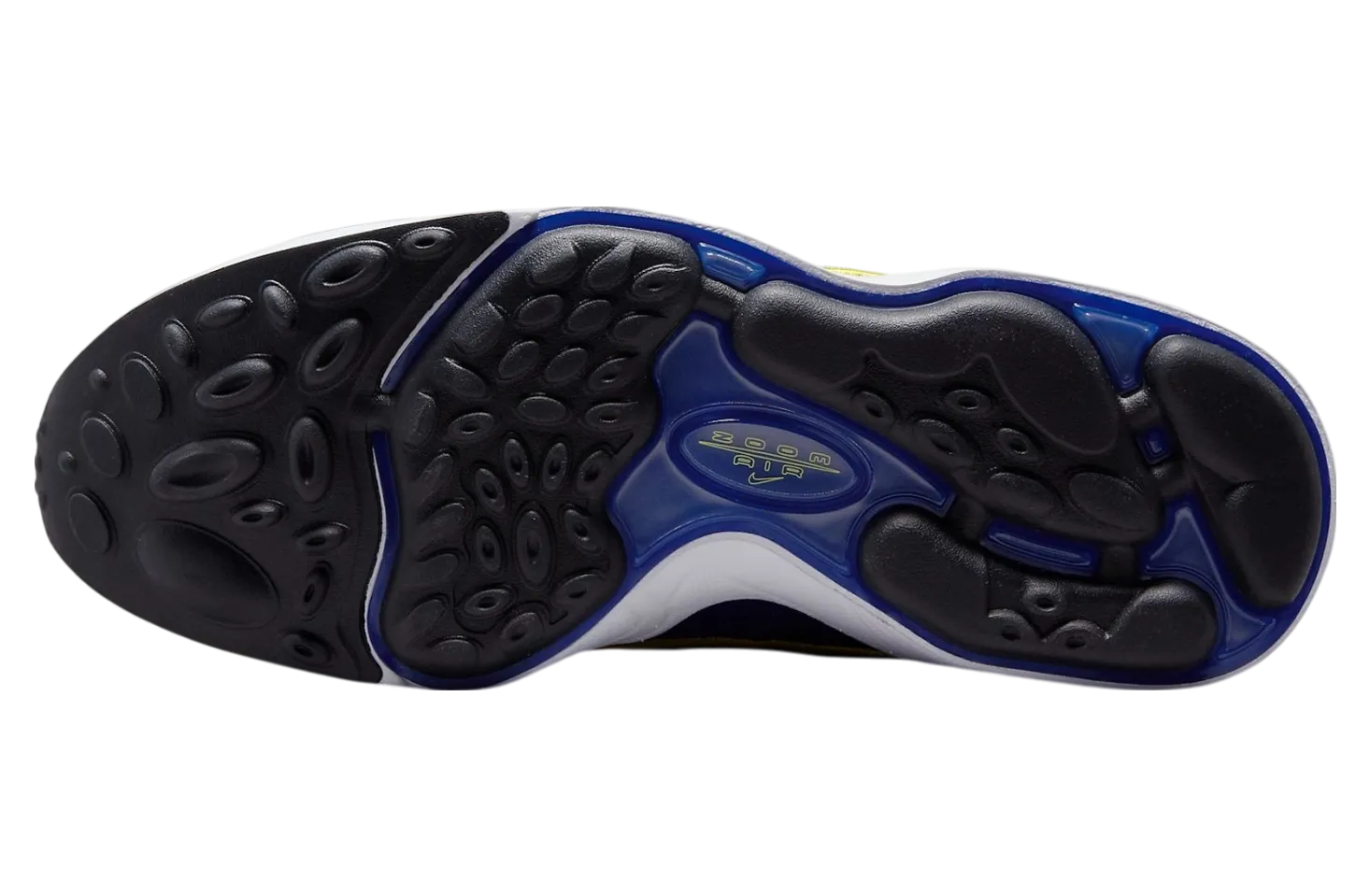nike air zoom spiridon white deep royal blue 4
