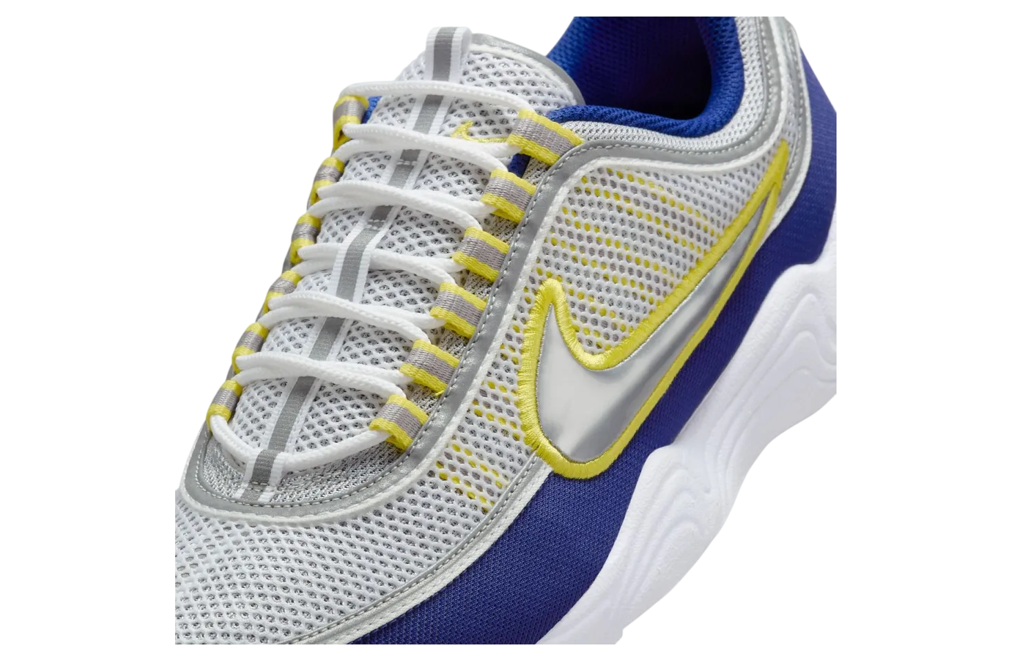 nike air zoom spiridon white deep royal blue 5