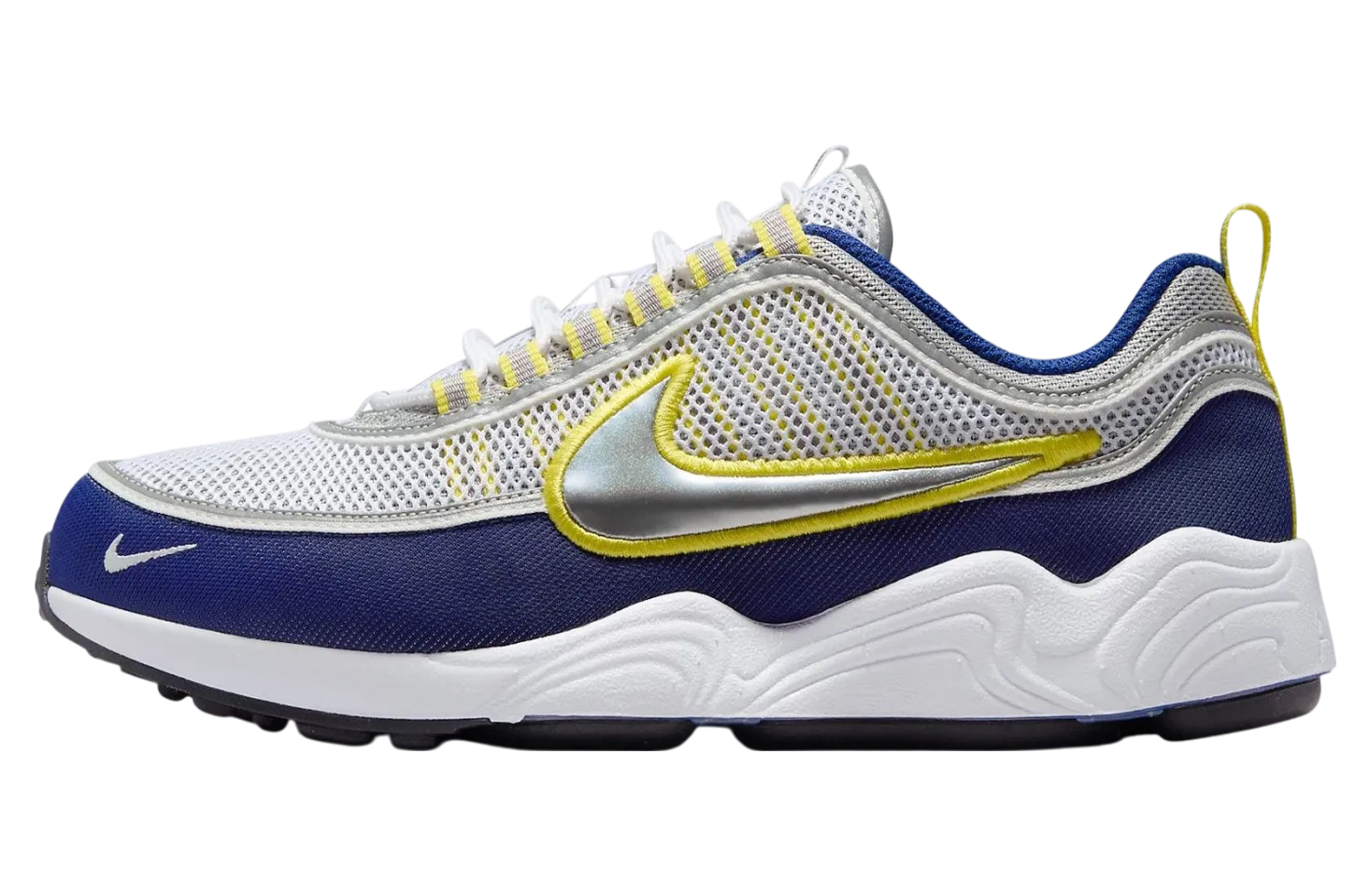 nike air zoom spiridon white deep royal blue