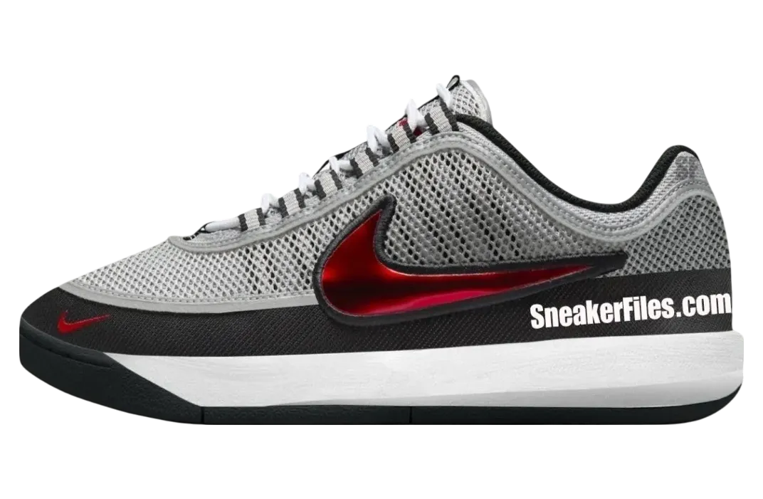 nike book 2 spiridon metallic silver sport red