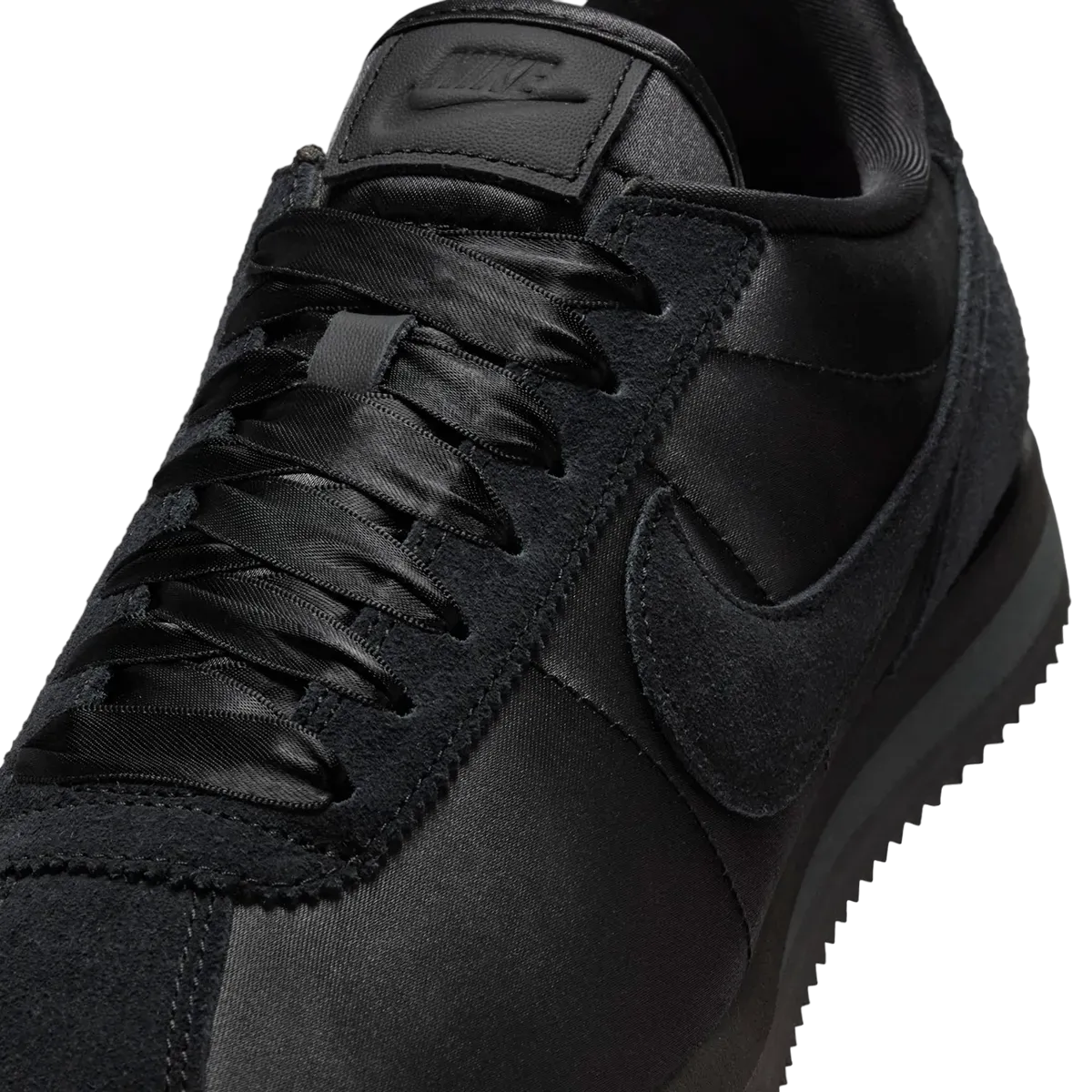 nike cortez black satin 5