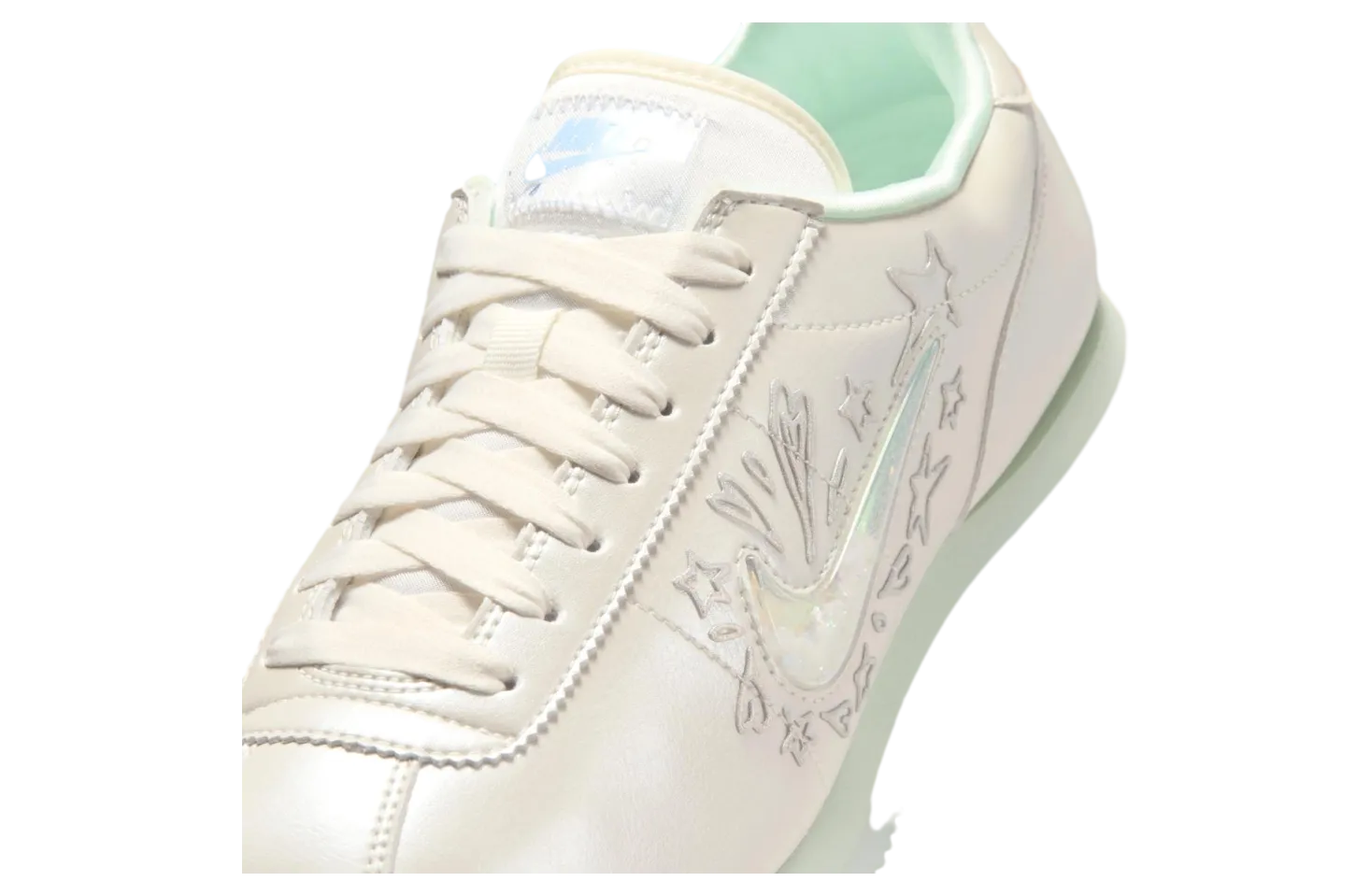 nike cortez blue barely green sail 7