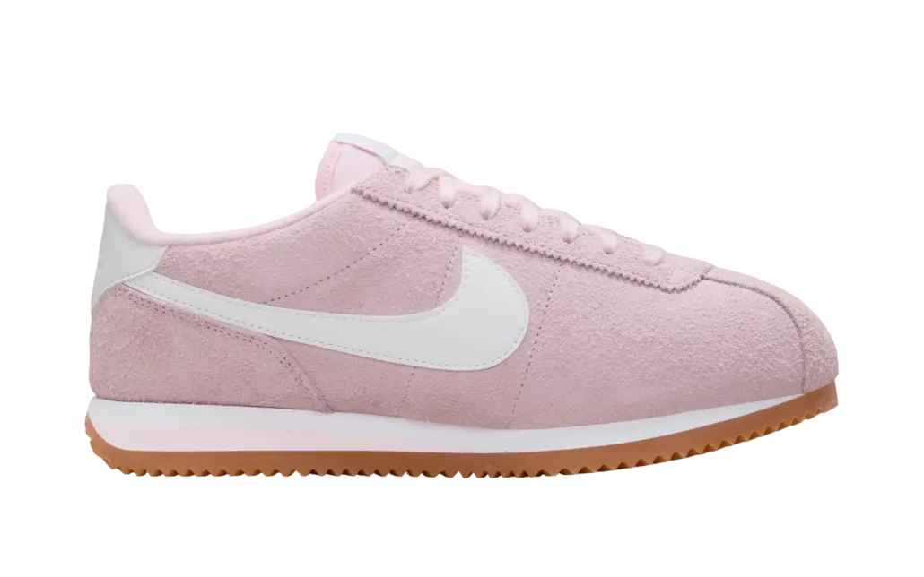 nike cortez pink suede 1