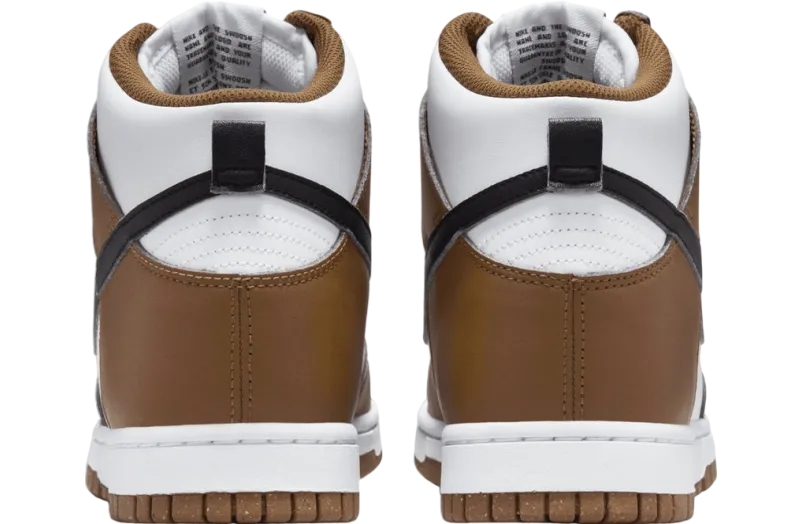 nike dunk high next nature brown white 4