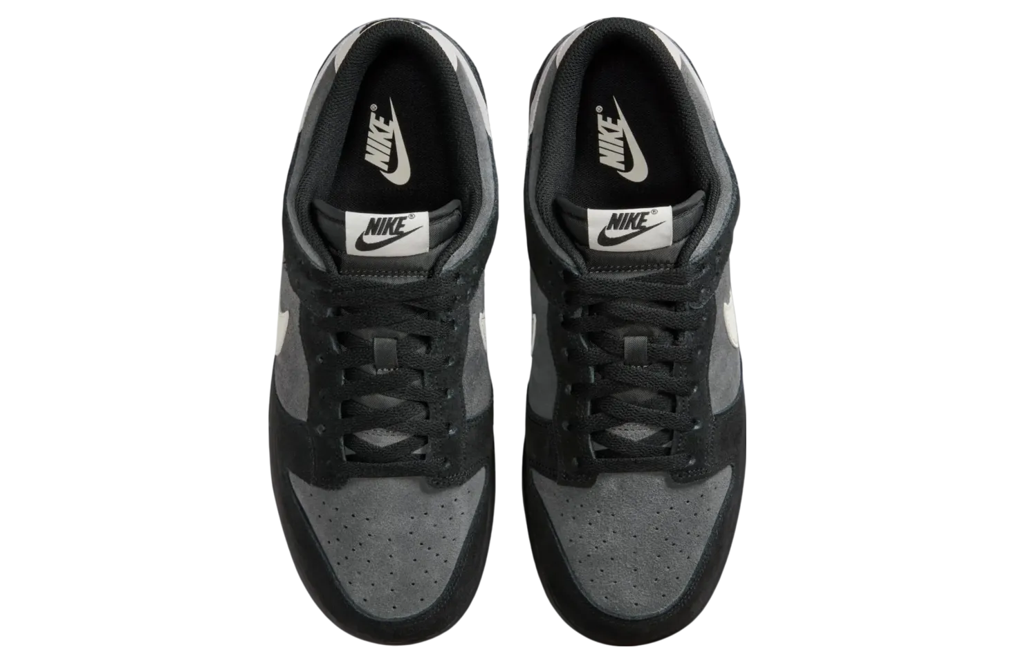 nike dunk low black grey gum 2