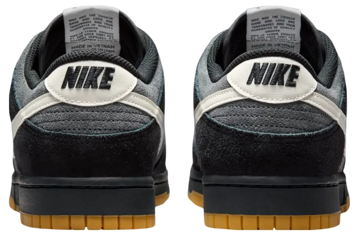 nike dunk low black grey gum 3