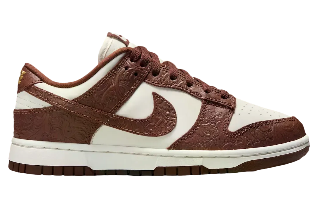 nike dunk low black sail fauna brown 1