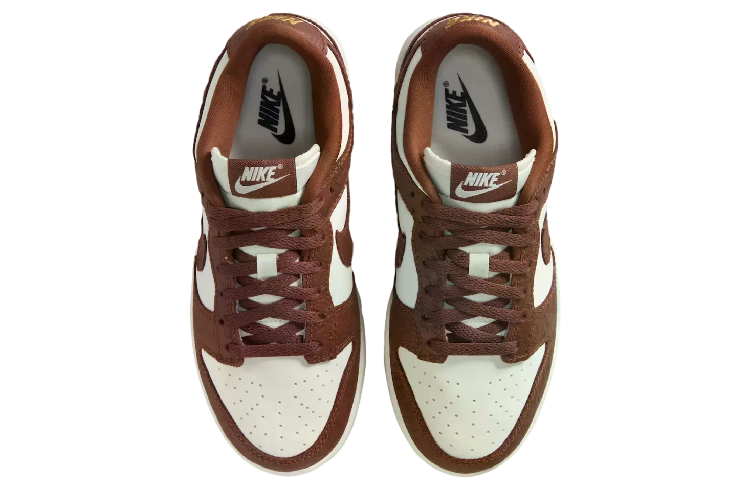 nike dunk low black sail fauna brown 2