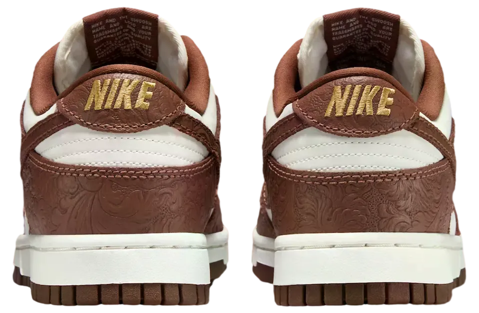 nike dunk low black sail fauna brown 3