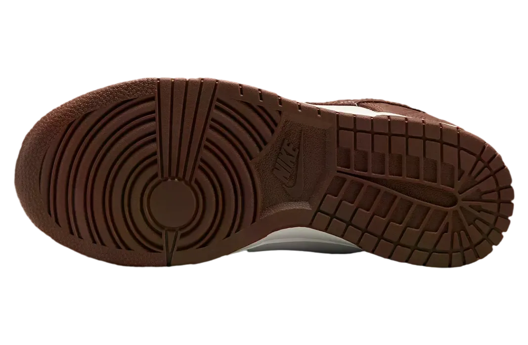 nike dunk low black sail fauna brown 4