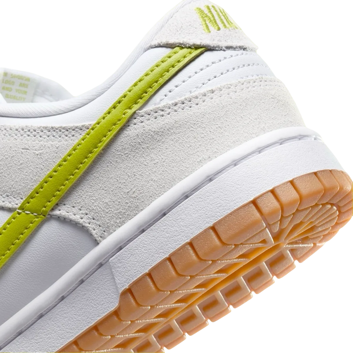 nike dunk low bright cactus white 6