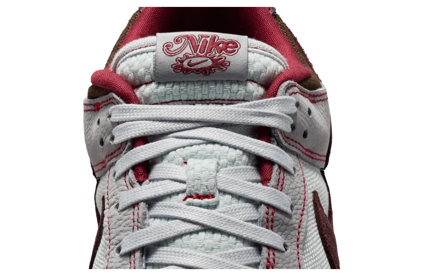 nike dunk low canvas wolf grey team red 1