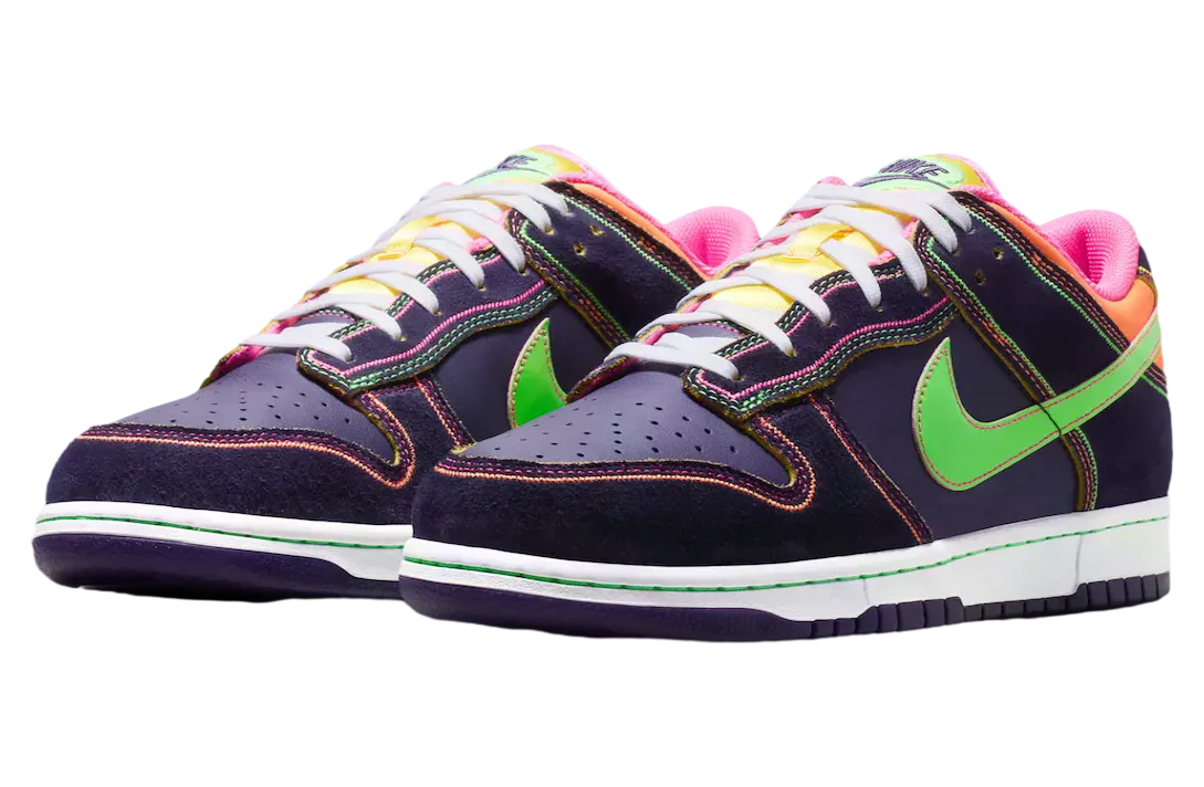 nike dunk low dynasty purple garden purple 0