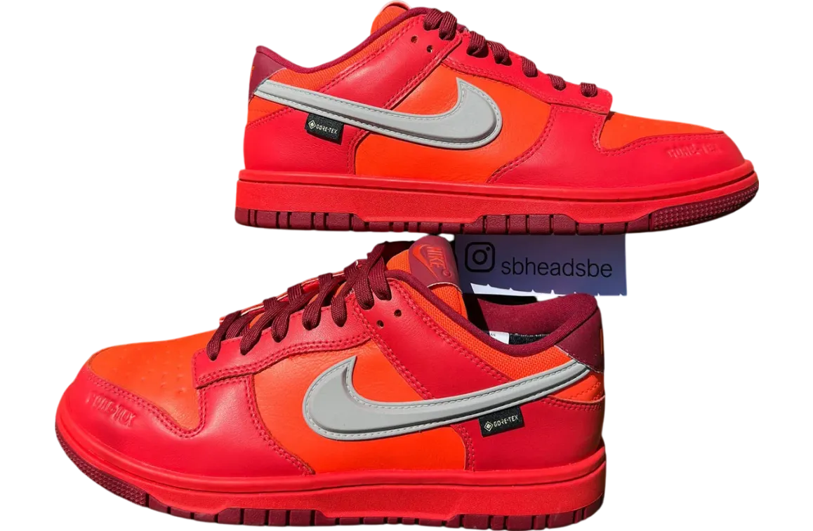 nike dunk low gore tex light crimson light iron ore 0