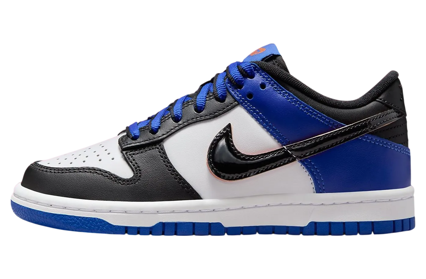 nike dunk low gs black royal