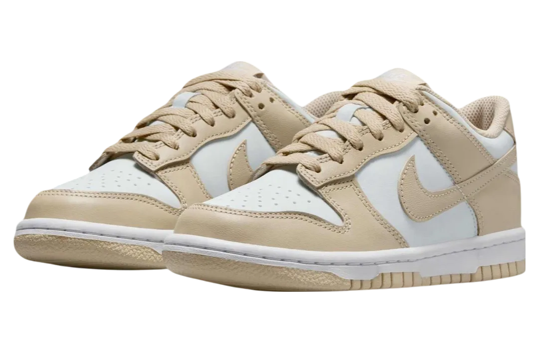 nike dunk low gs desert khaki pure platinum 0