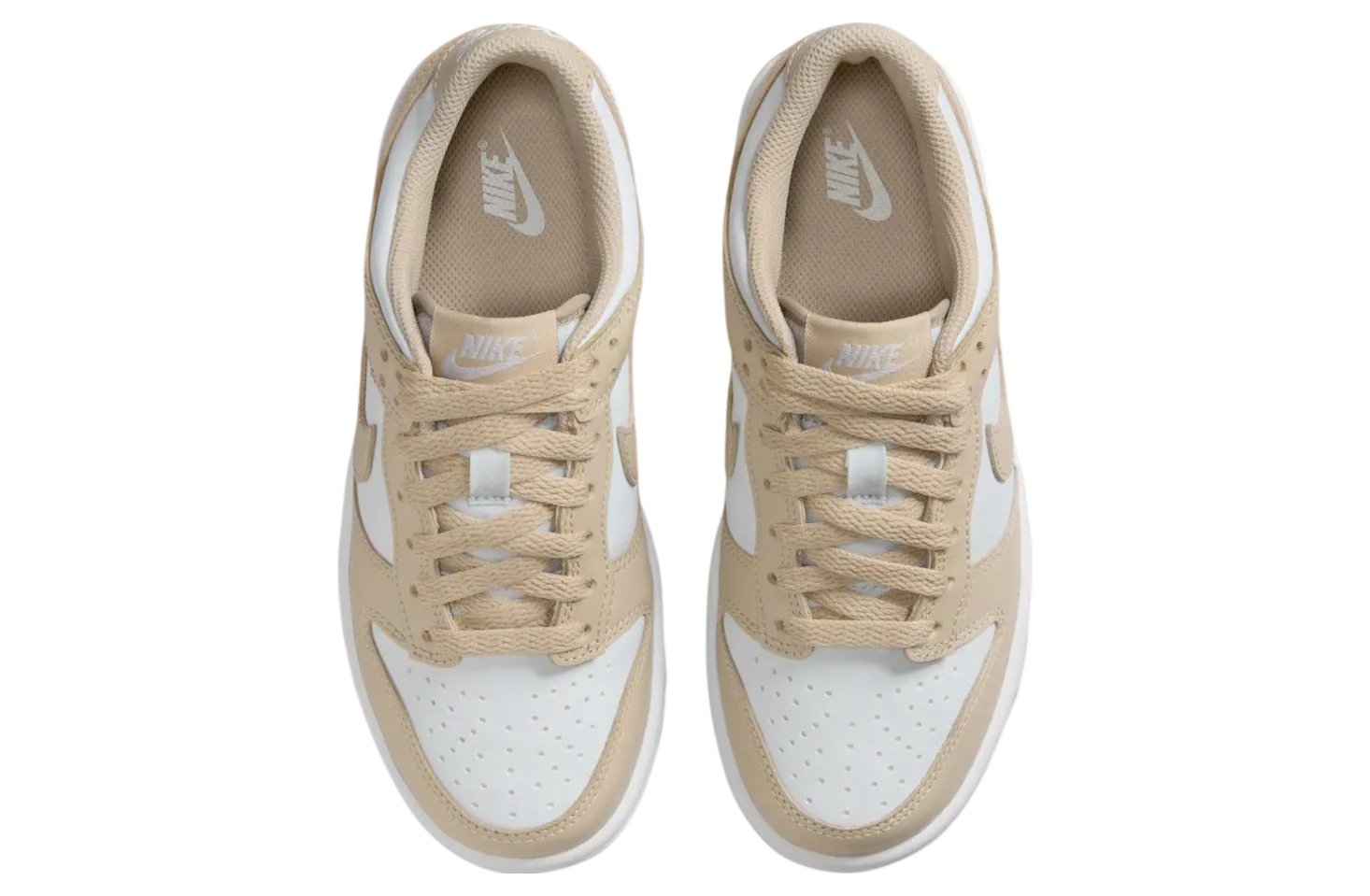 nike dunk low gs desert khaki pure platinum 2