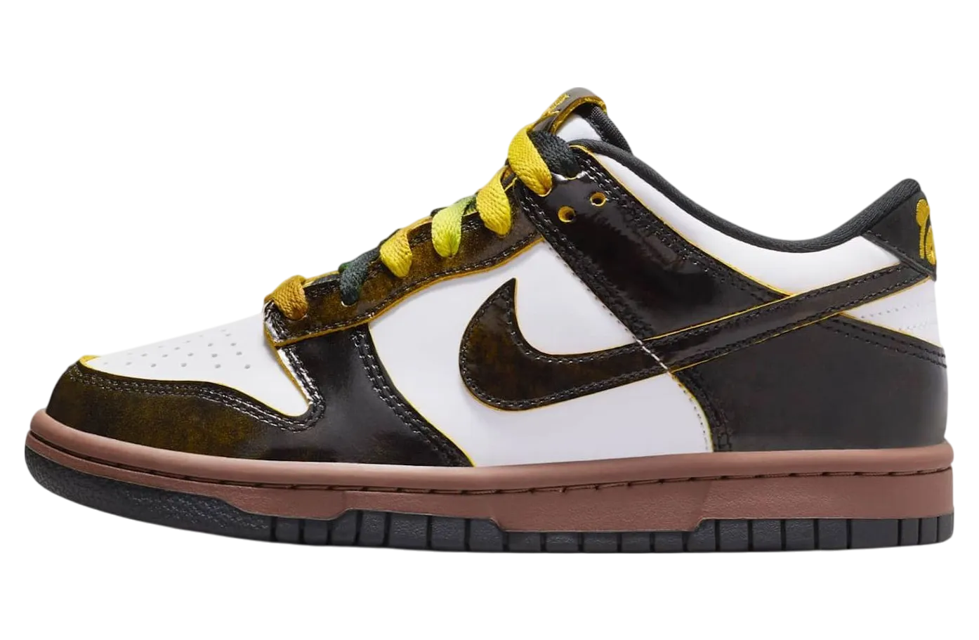 nike dunk low gs panda black brown