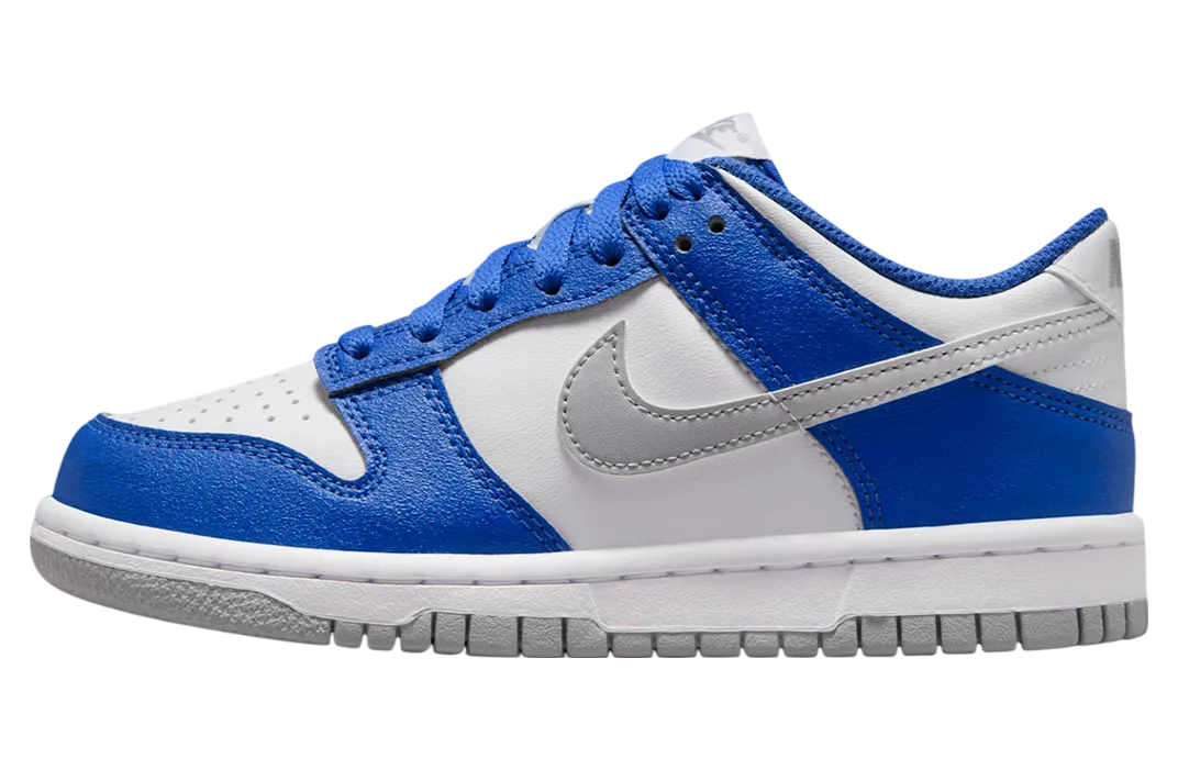 nike dunk low gs star blue summit white