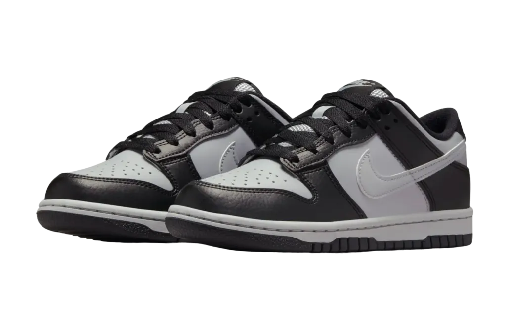 nike dunk low gs wolf grey black 0