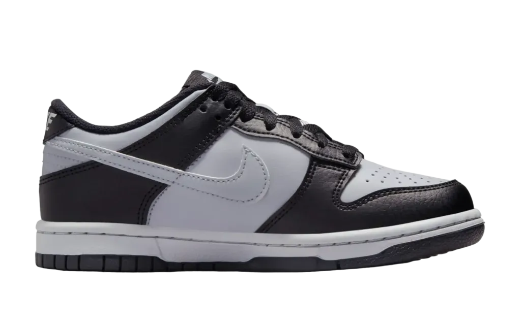 nike dunk low gs wolf grey black 1