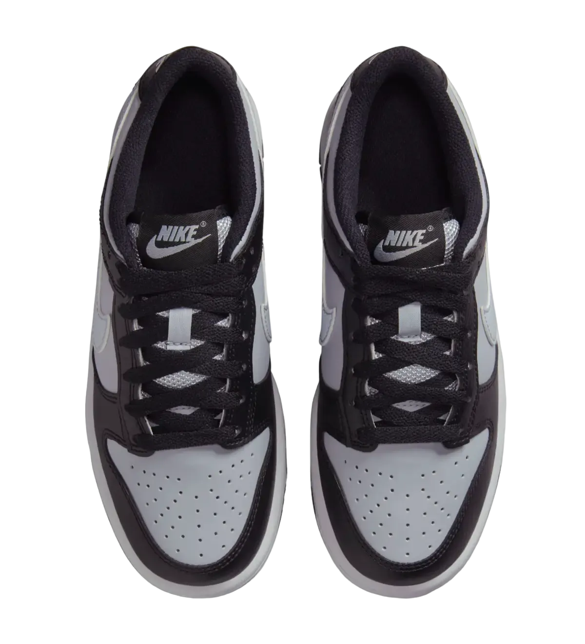 nike dunk low gs wolf grey black 2