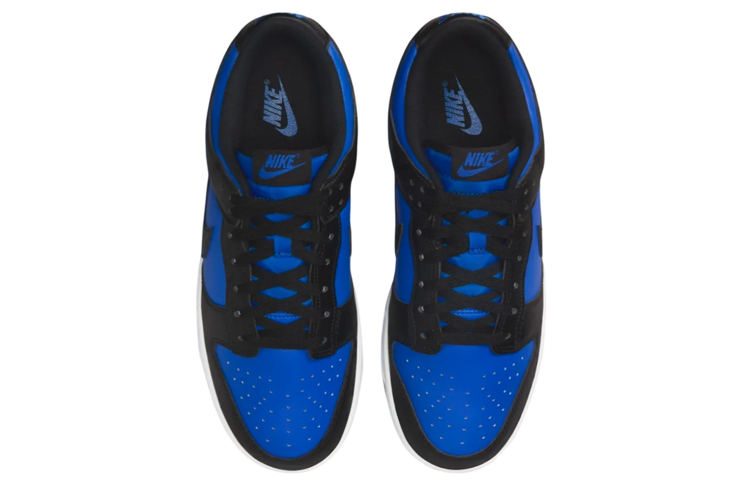 nike dunk low hyper royal black 2