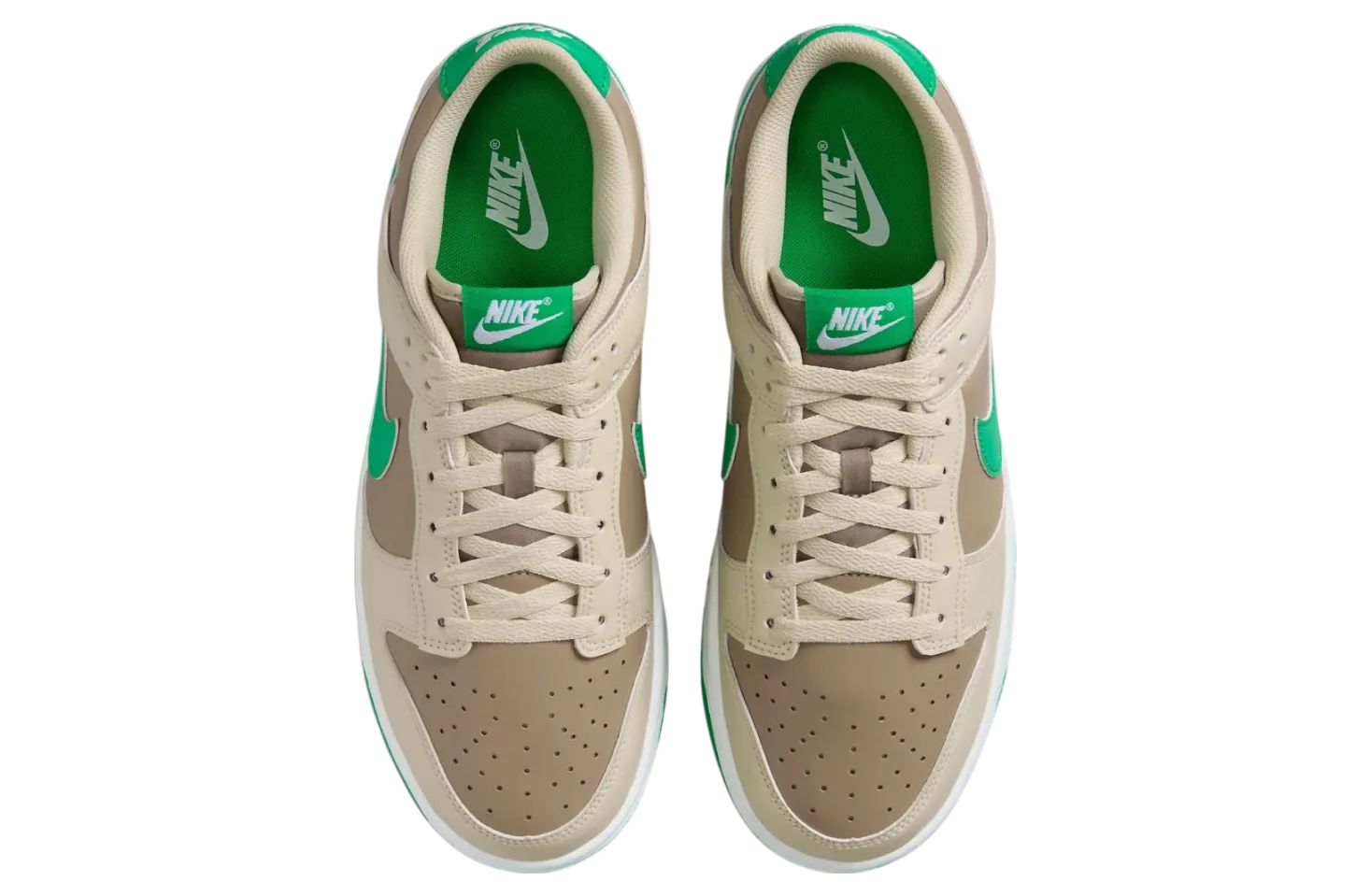 nike dunk low light khaki green 2