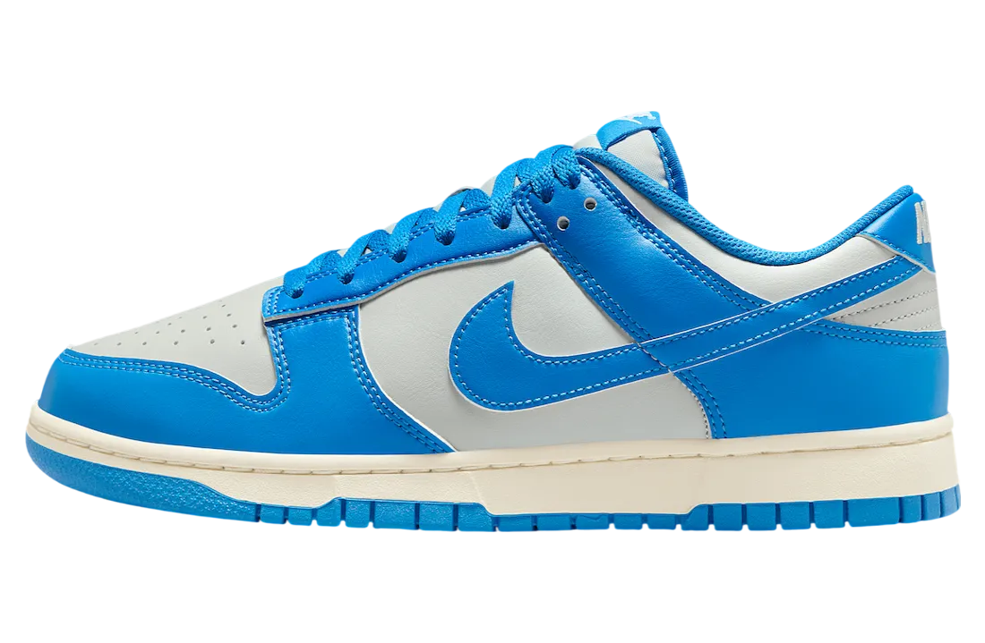 nike dunk low light silver light photo blue