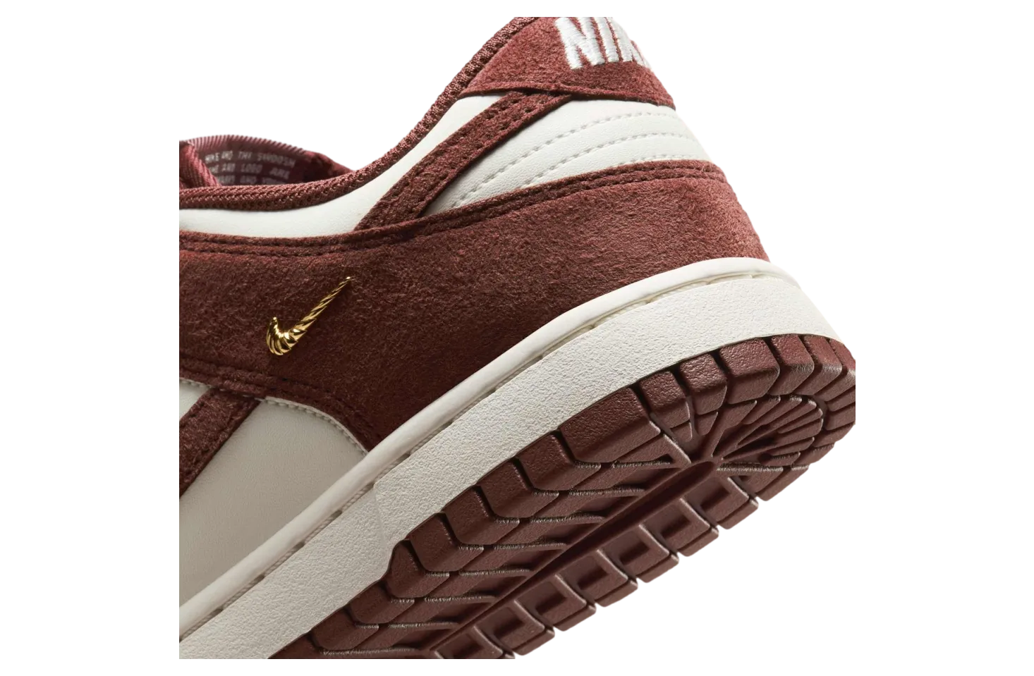 nike dunk low metallic gold red sepia 7