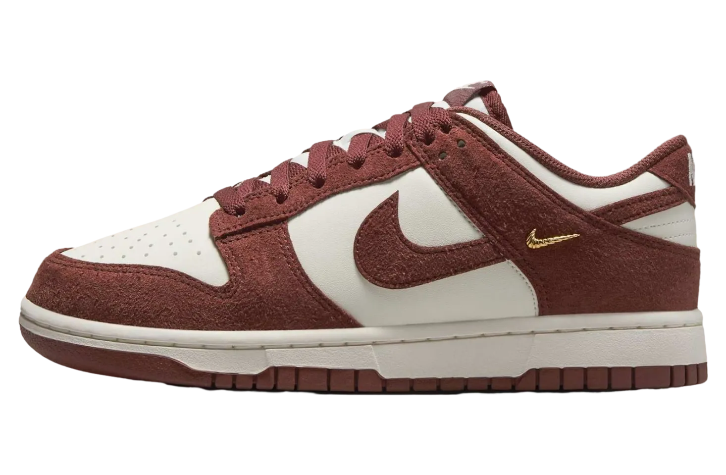 nike dunk low metallic gold red sepia