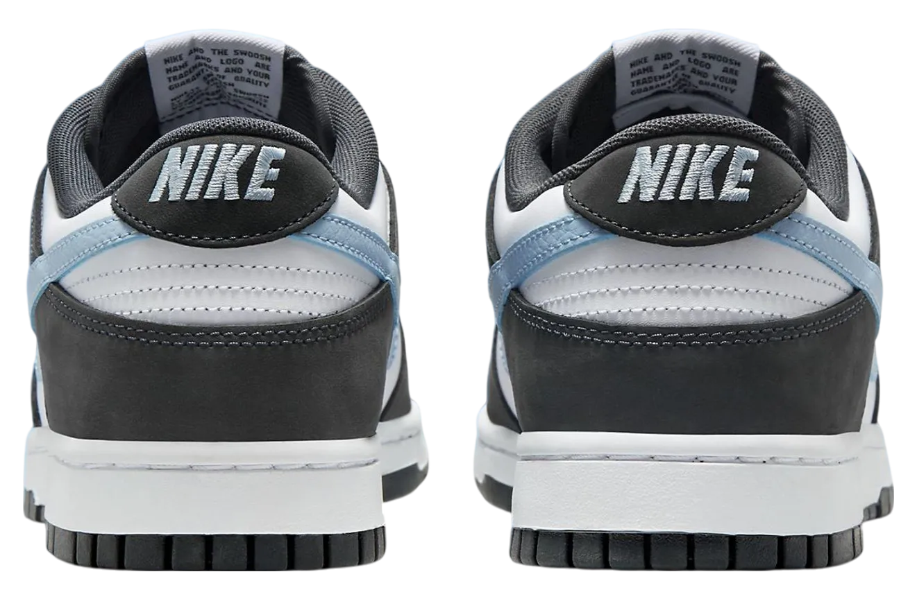 nike dunk low midnight navy light blue 3