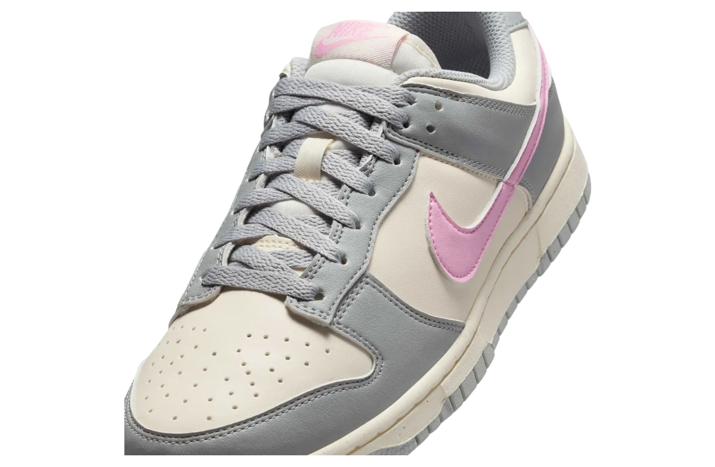 nike dunk low next nature wmns light smoke grey pink rise 4