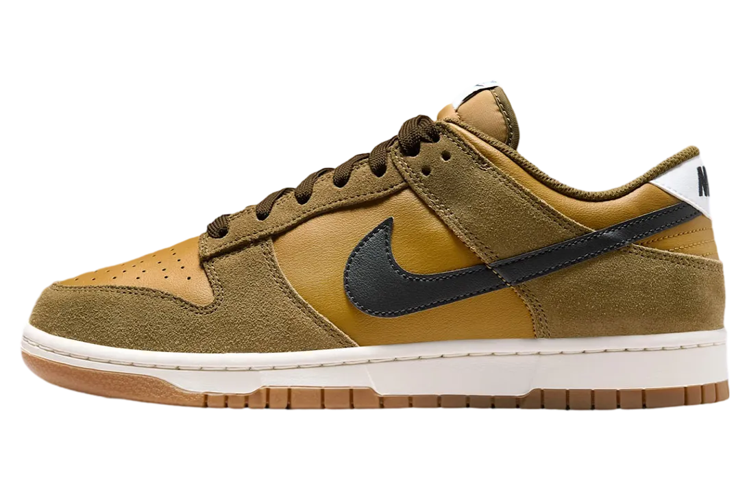 nike dunk low ochre black