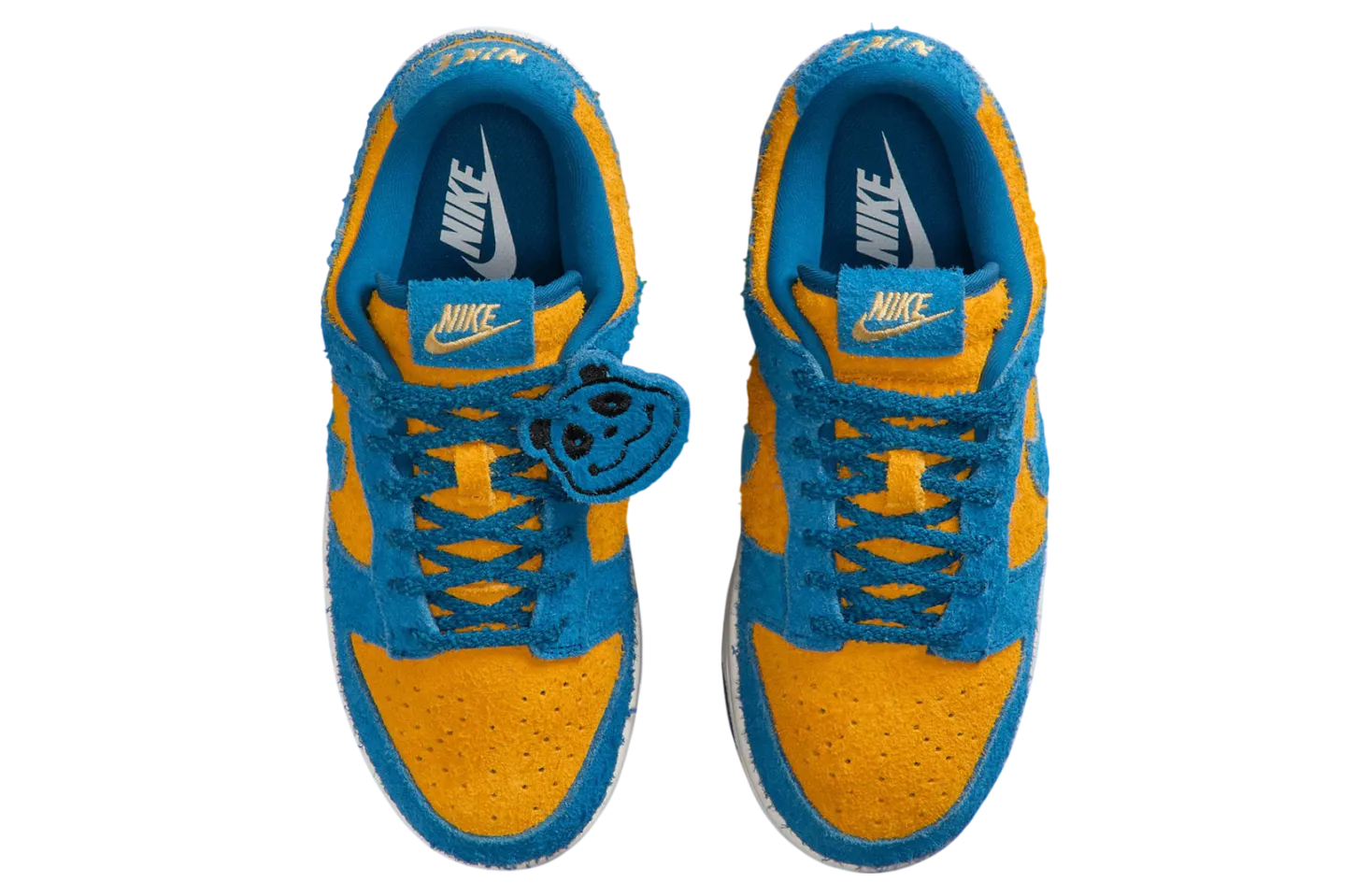 nike dunk low panda blue gold 1