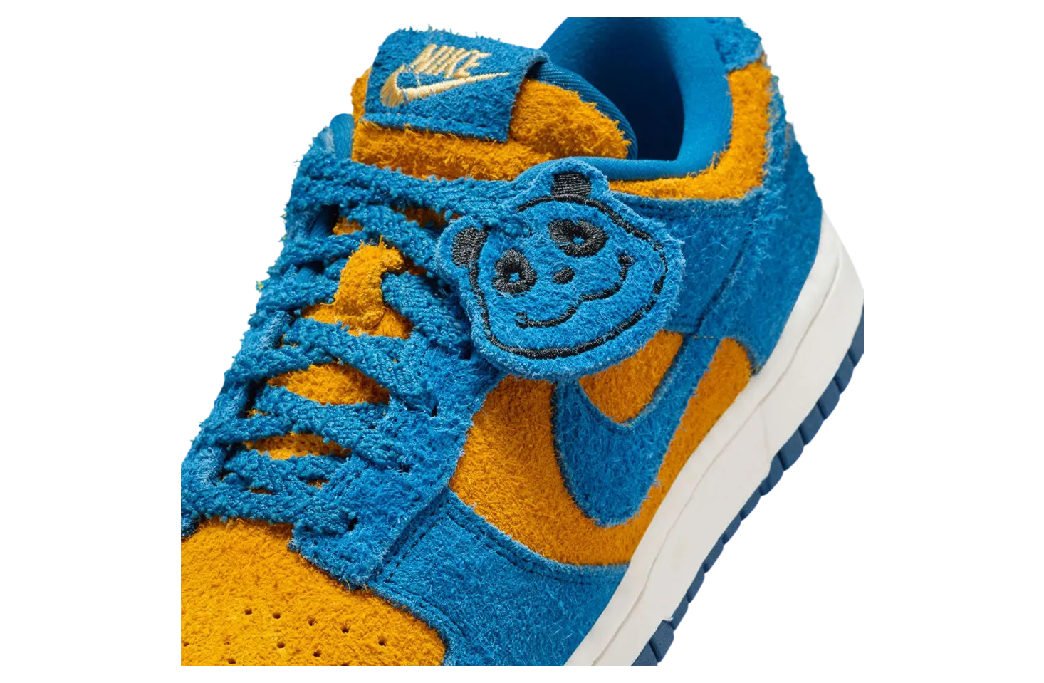 nike dunk low panda blue gold 6