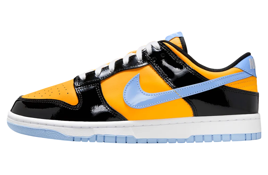 nike dunk low se black laser orange