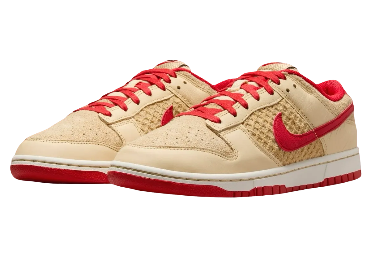 nike dunk low strawberry waffle 0