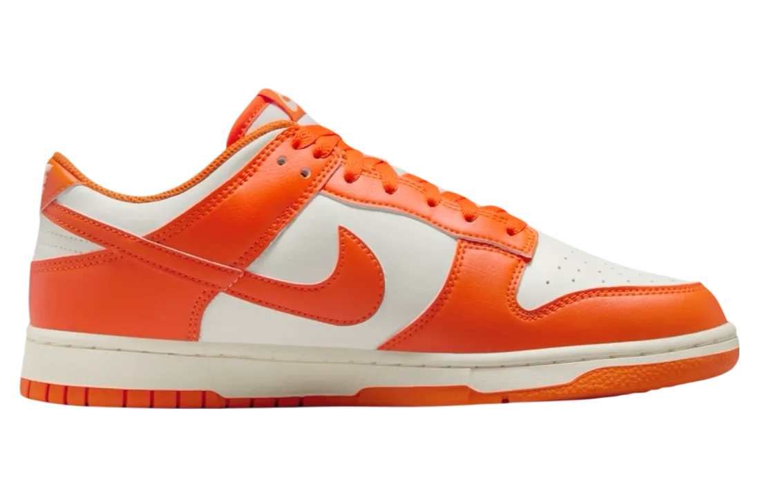 nike dunk low syracuse pale ivory safety orange 1