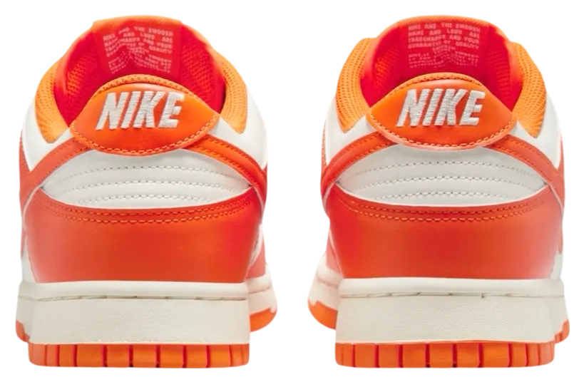 nike dunk low syracuse pale ivory safety orange 3