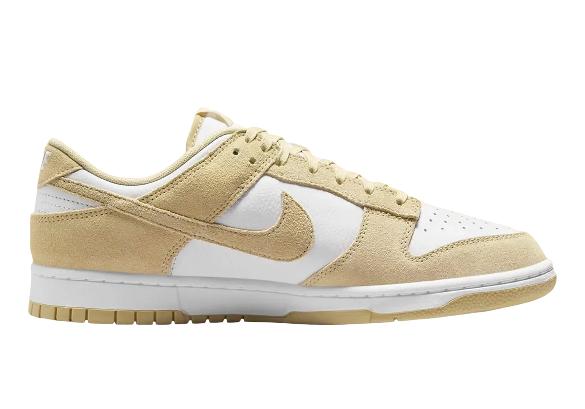 nike dunk low team gold white 1