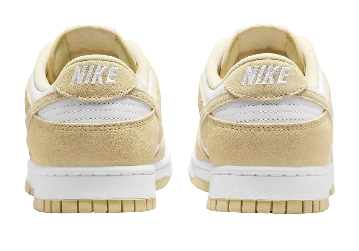 nike dunk low team gold white 3