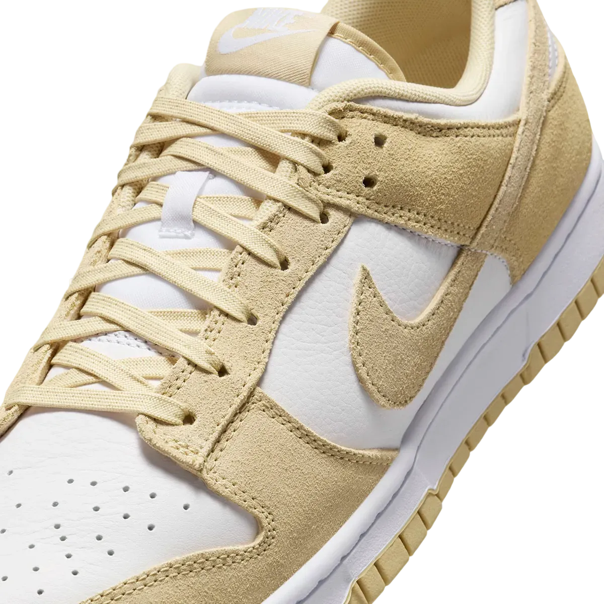 nike dunk low team gold white 6