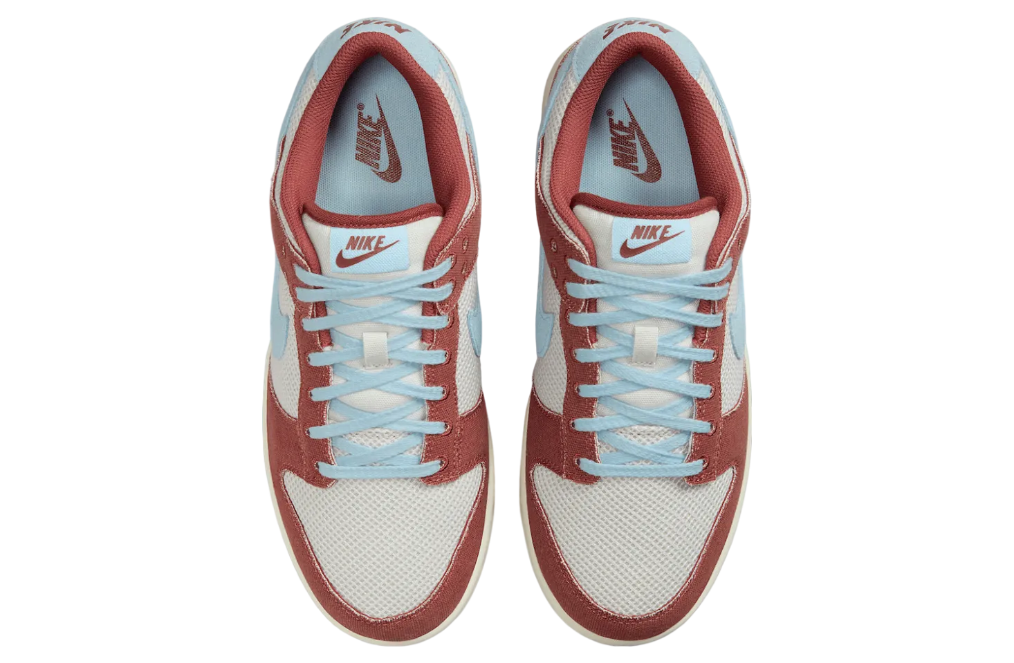 nike dunk low terra brown celestine blue 2