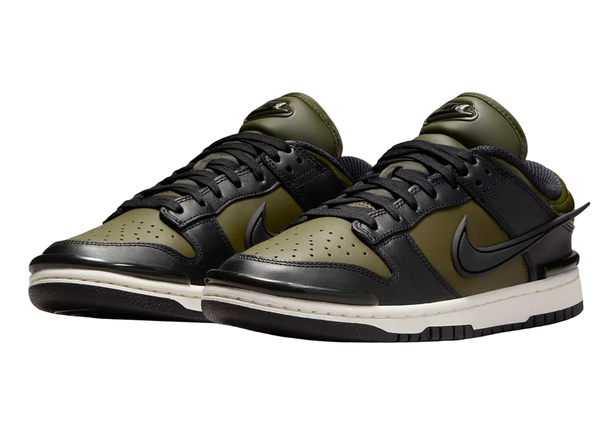 nike dunk low twist wmns olive black 0